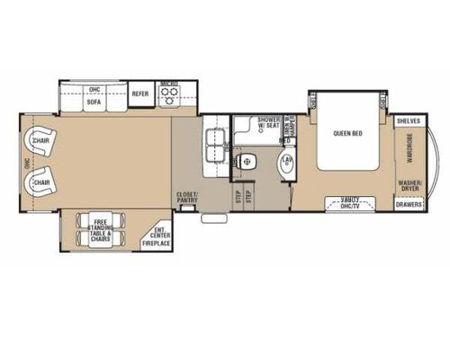 Floorplan - 2013 Forest River RV Cedar Creek 30RL