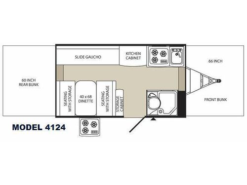 Yearling 4124 Floorplan