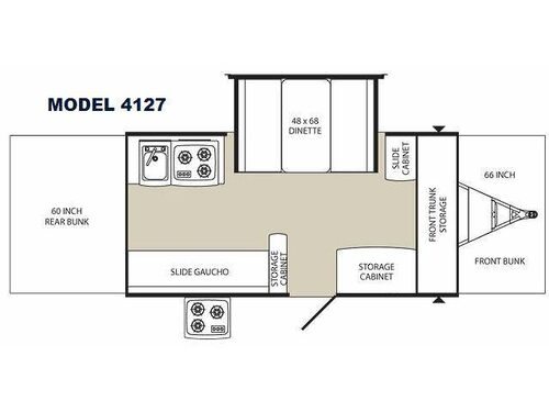 Palomino Tent Campers 4127 Floorplan