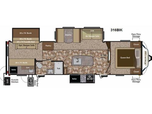 Sprinter 316BIK Floorplan