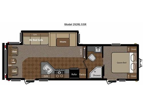 Floorplan - 2013 Keystone RV Springdale 292RLSSR