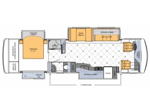 Floorplan - 2013 Newmar Ventana 3433