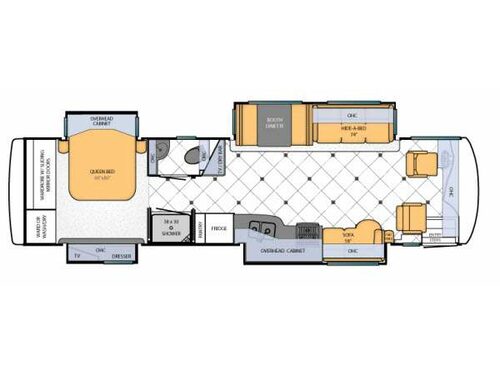 Floorplan - 2013 Newmar Ventana 3634