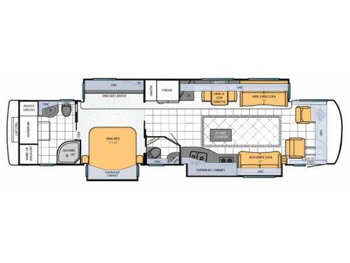 Floorplan - 2013 Newmar Mountain Aire 4344