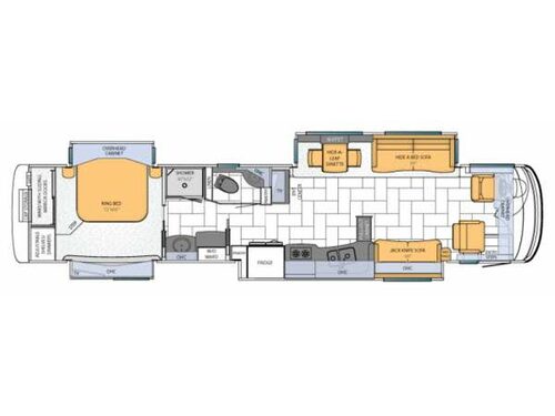 Floorplan - 2013 Newmar Essex 4542