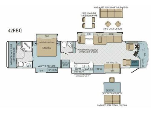 Floorplan - 2013 Entegra Coach Anthem 42RBQ