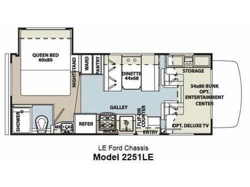 Forester LE 2251LE Ford Floorplan