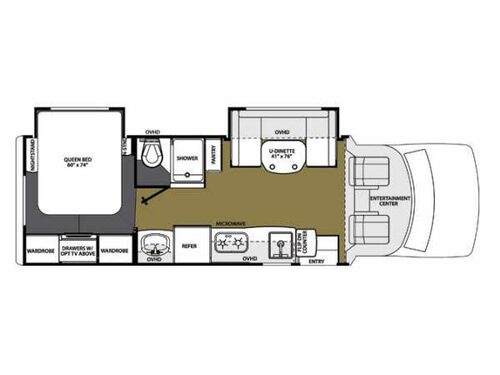 Floorplan - 2013 Forest River RV Lexington 265DS