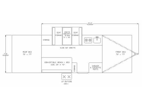 Floorplan - 2013 Columbia Northwest Somerset Camping Trailers E3