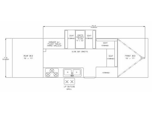 Somerset Camping Trailers Niagara Floorplan