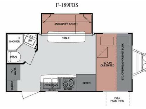 Floorplan - 2013 Cruiser Fun Finder F-189FBS
