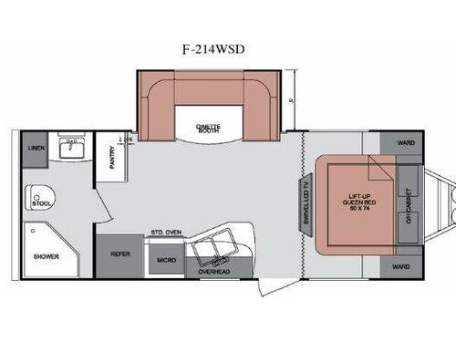 Floorplan - 2013 Cruiser Fun Finder F-214WSD