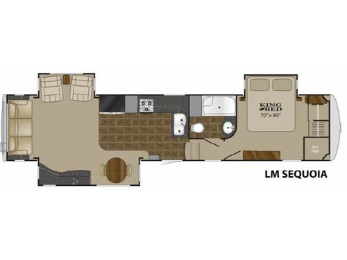 Floorplan - 2013 Heartland Landmark Sequoia