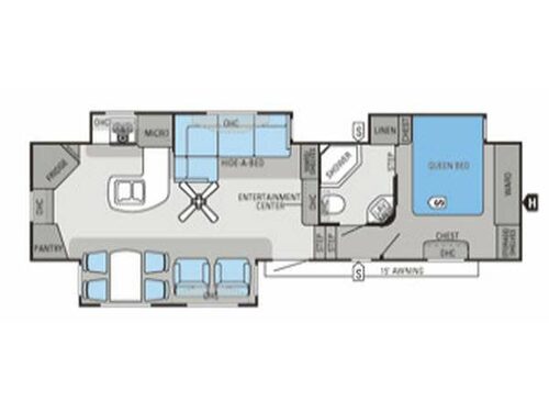 Floorplan - 2013 Jayco Eagle 33 5RKTS