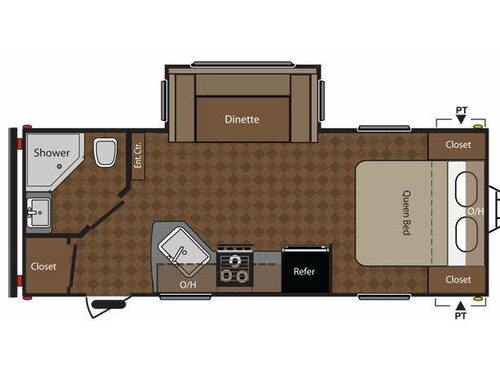 Floorplan - 2014 Keystone RV Summerland 2100RB