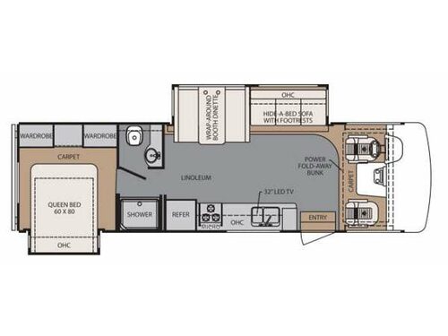 Floorplan - 2014 Forest River RV FR3 30DS