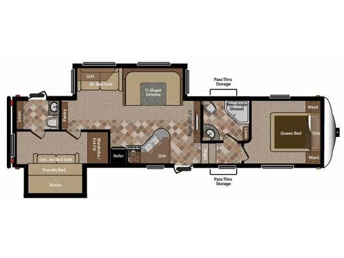 Sprinter Copper Canyon 292FWBHS Floorplan