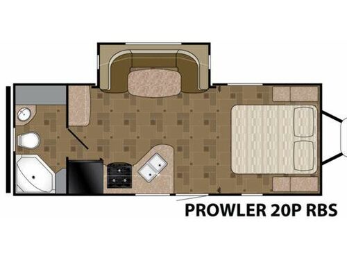 Floorplan - 2014 Heartland Prowler 20 RBS
