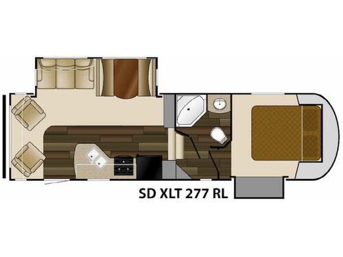 Sundance XLT 277RL Floorplan