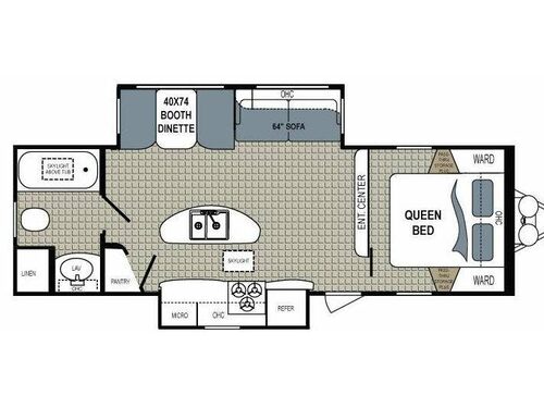 Floorplan - 2014 Dutchmen RV Kodiak 279RBSL