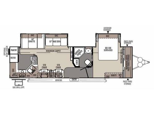 Floorplan - 2014 Forest River RV Rockwood Signature Ultra Lite 8310SS
