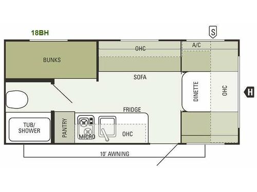 Launch 18BH Floorplan