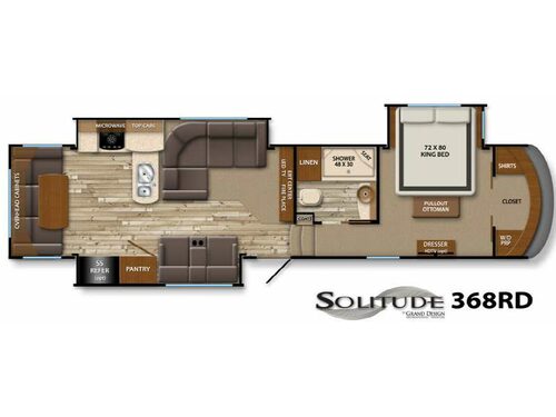 Floorplan - 2014 Grand Design Solitude 368RD