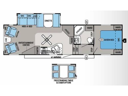 Eagle 30 5RLS Floorplan