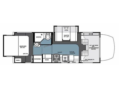 Floorplan - 2014 Forest River RV Solera 24R