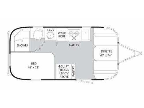 Floorplan - 2014 Airstream RV International Signature 19
