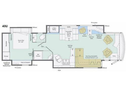 Meridian 40U Floorplan