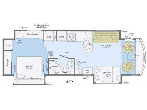 Floorplan - 2014 Itasca Suncruiser 35P