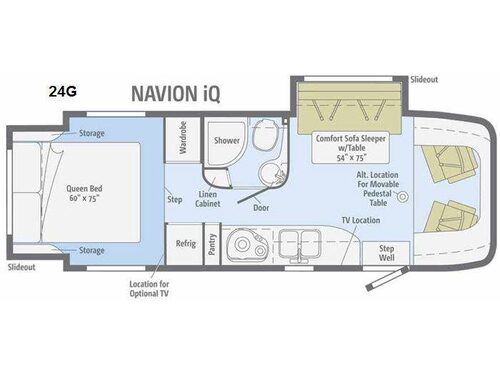 Floorplan - 2014 Itasca Navion IQ 24G