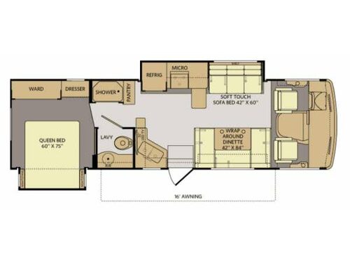 Floorplan - 2014 Fleetwood RV Terra 31TS