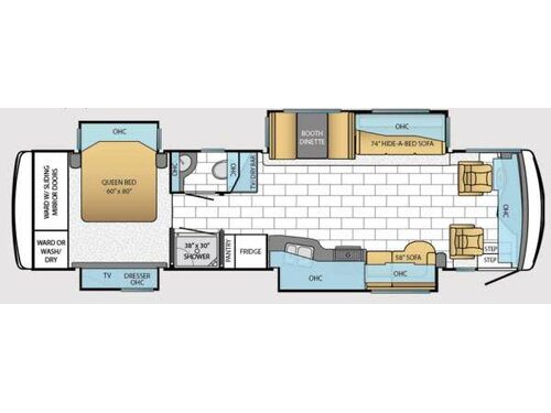 Floorplan - 2014 Newmar Ventana 3634