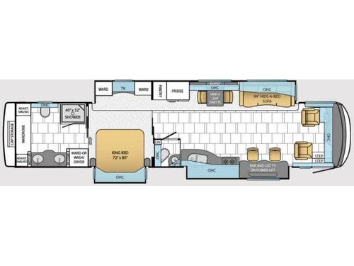 Floorplan - 2014 Newmar Mountain Aire 4369