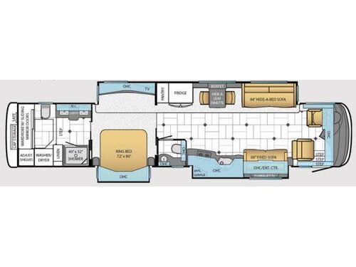 Floorplan - 2014 Newmar Essex 4553