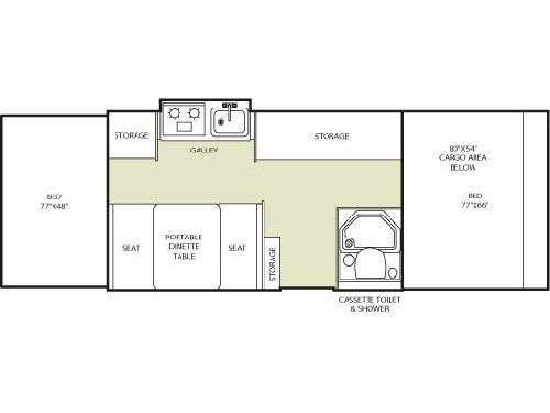 Floorplan - 2007 Fleetwood RV Evolution E2