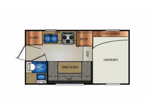 Ultra-Lite 960R Floorplan
