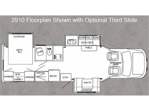 Floorplan - 2013 Phoenix USA Phoenix Cruiser 2910T