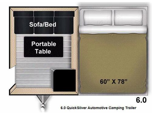 Floorplan - 2014 Livin Lite Quicksilver 6.0
