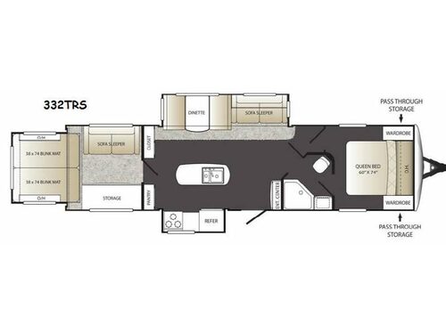 Floorplan - 2014 Keystone RV Outback Terrain Ultra Lite 332TRS