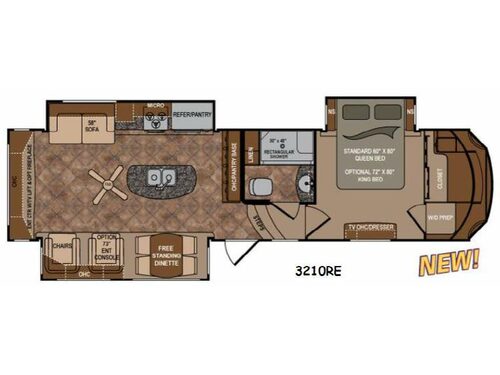 Floorplan - 2014 Dutchmen RV Infinity 321RE