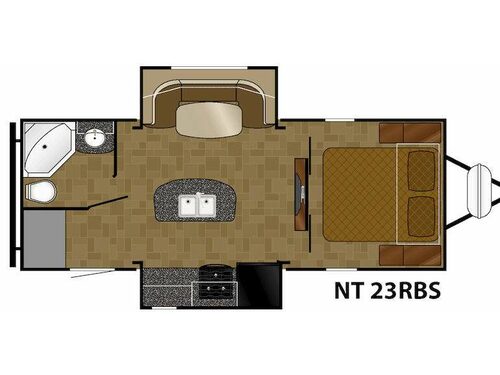 North Trail 23RBS Floorplan