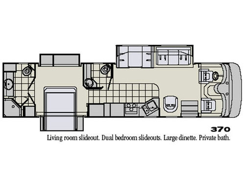 Floorplan - 2006 Damon Challenger 370