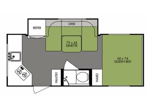 Floorplan - 2014 Forest River RV R Pod RP 179
