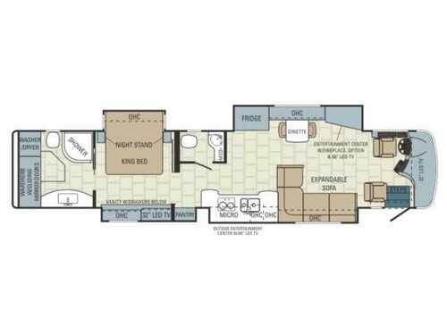 Floorplan - 2014 Entegra Coach Aspire 44B