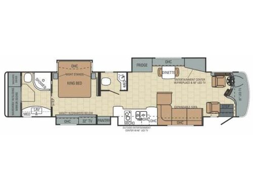 Floorplan - 2014 Entegra Coach Anthem 44B
