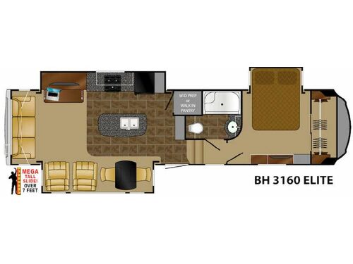 Bighorn 3160 Elite Floorplan