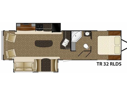 Trail Runner 32RLDS Floorplan